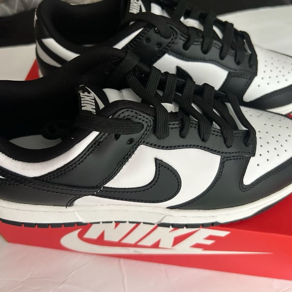 New Nike Dunk Low Retro Black White Size 8
