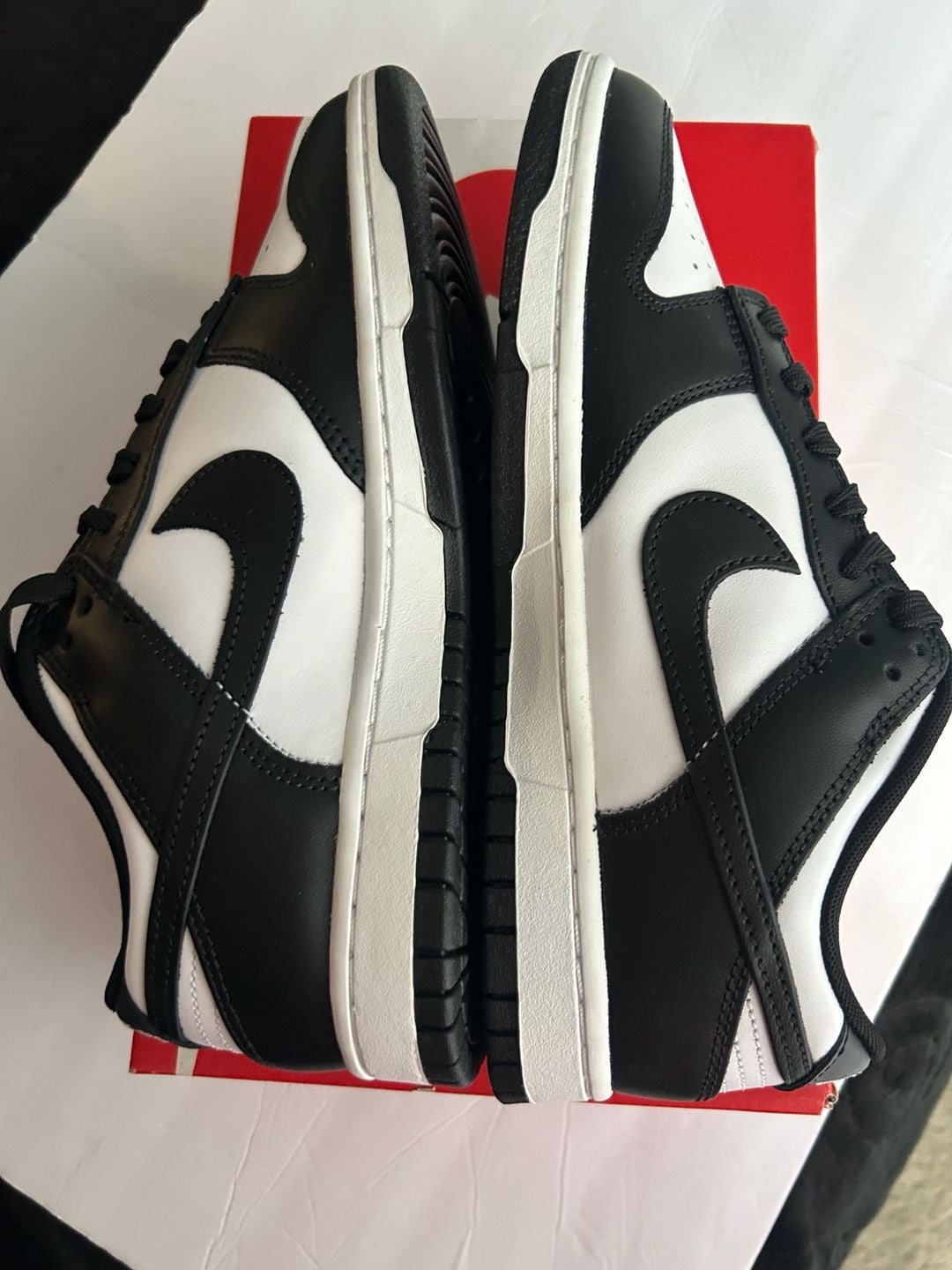 New Nike Dunk Low Retro Black White Size 8 7