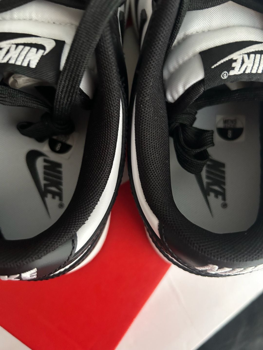 New Nike Dunk Low Retro Black White Size 8 12
