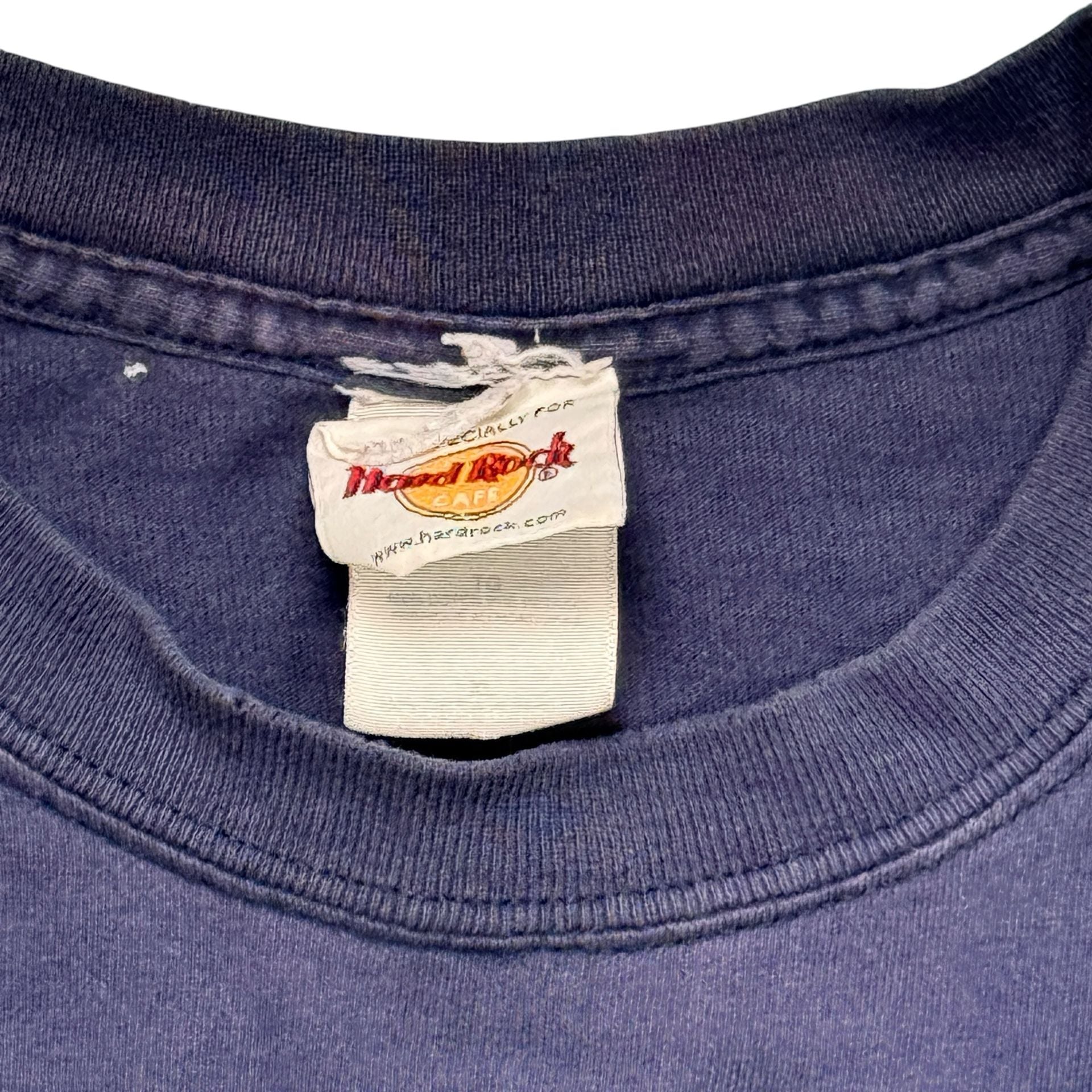 Vintage Hard Rock Cafe XL guitar T-shirt Memphis 5