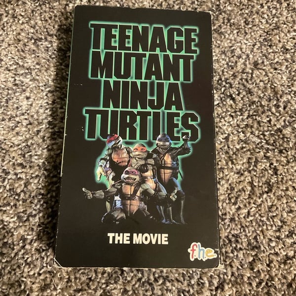 1990 Teenage Mutant Ninja Turtles VHS (1st Edition) Rental Tested/Good