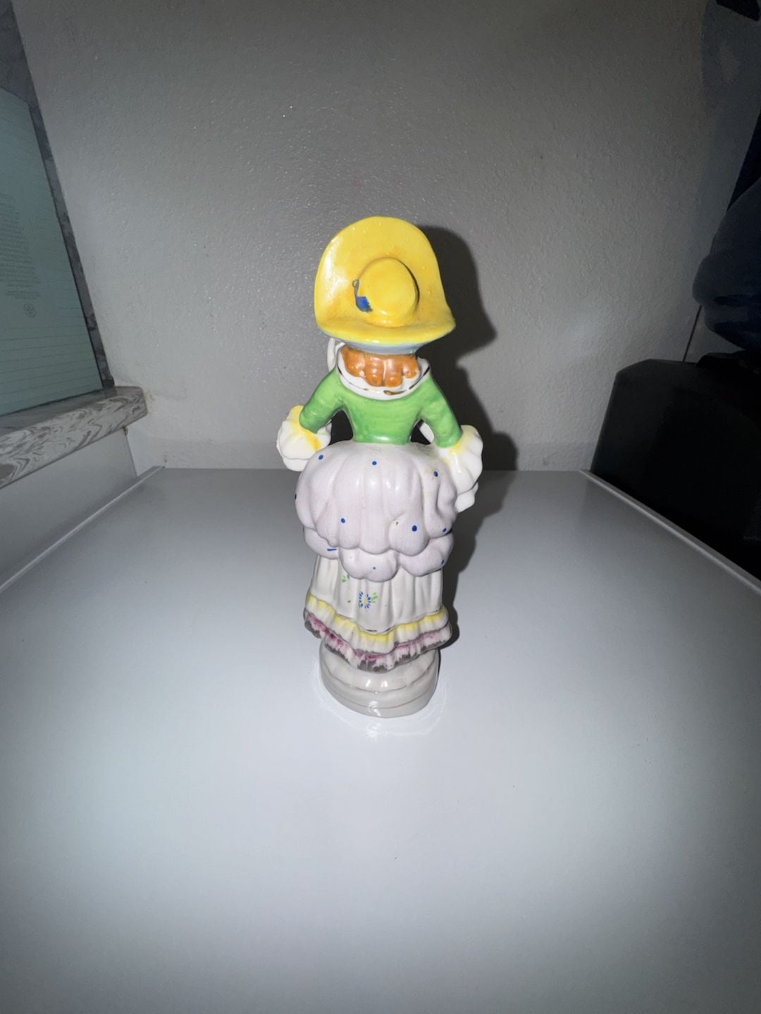 Vintage L&M Inc Porcelain Colonial Lady Figurine 2