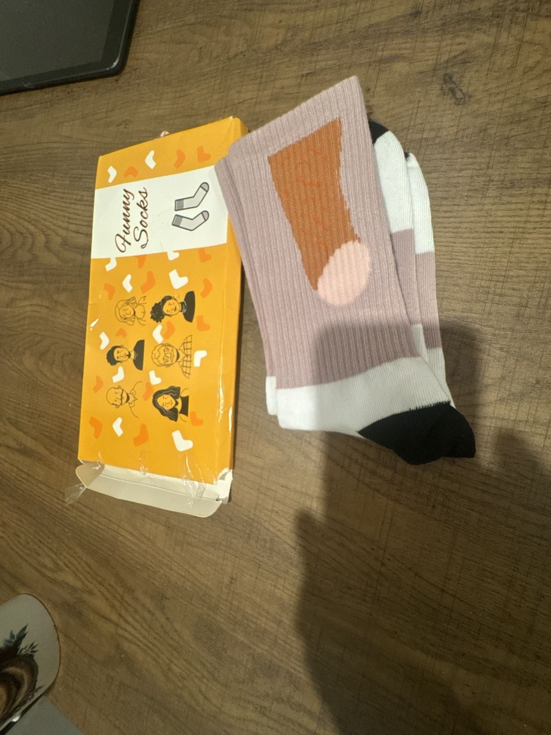 Funny Socks Novelty Crew Socks with Box 1