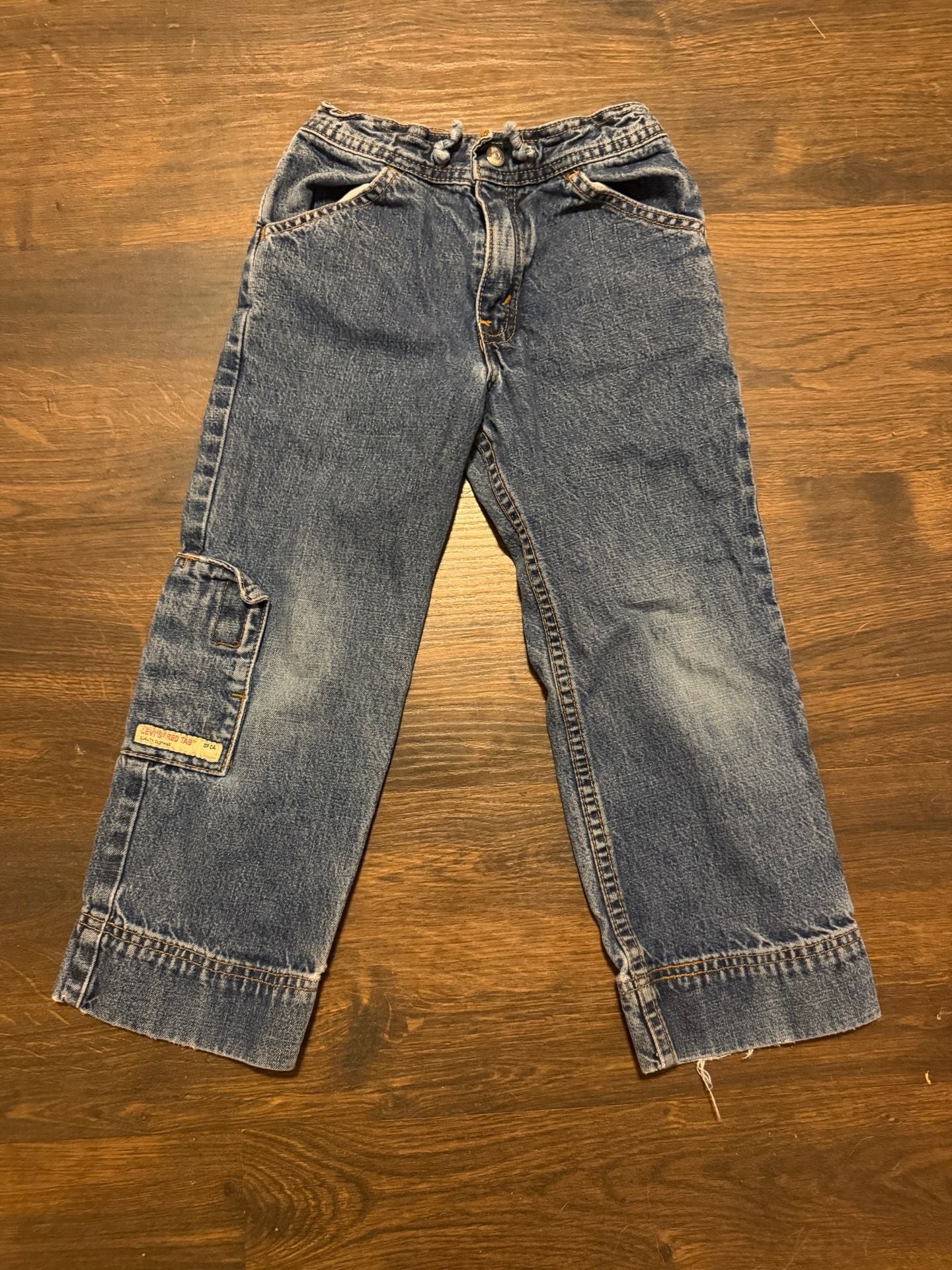 Levi's Red Tab Cargo Jeans Size 5 2