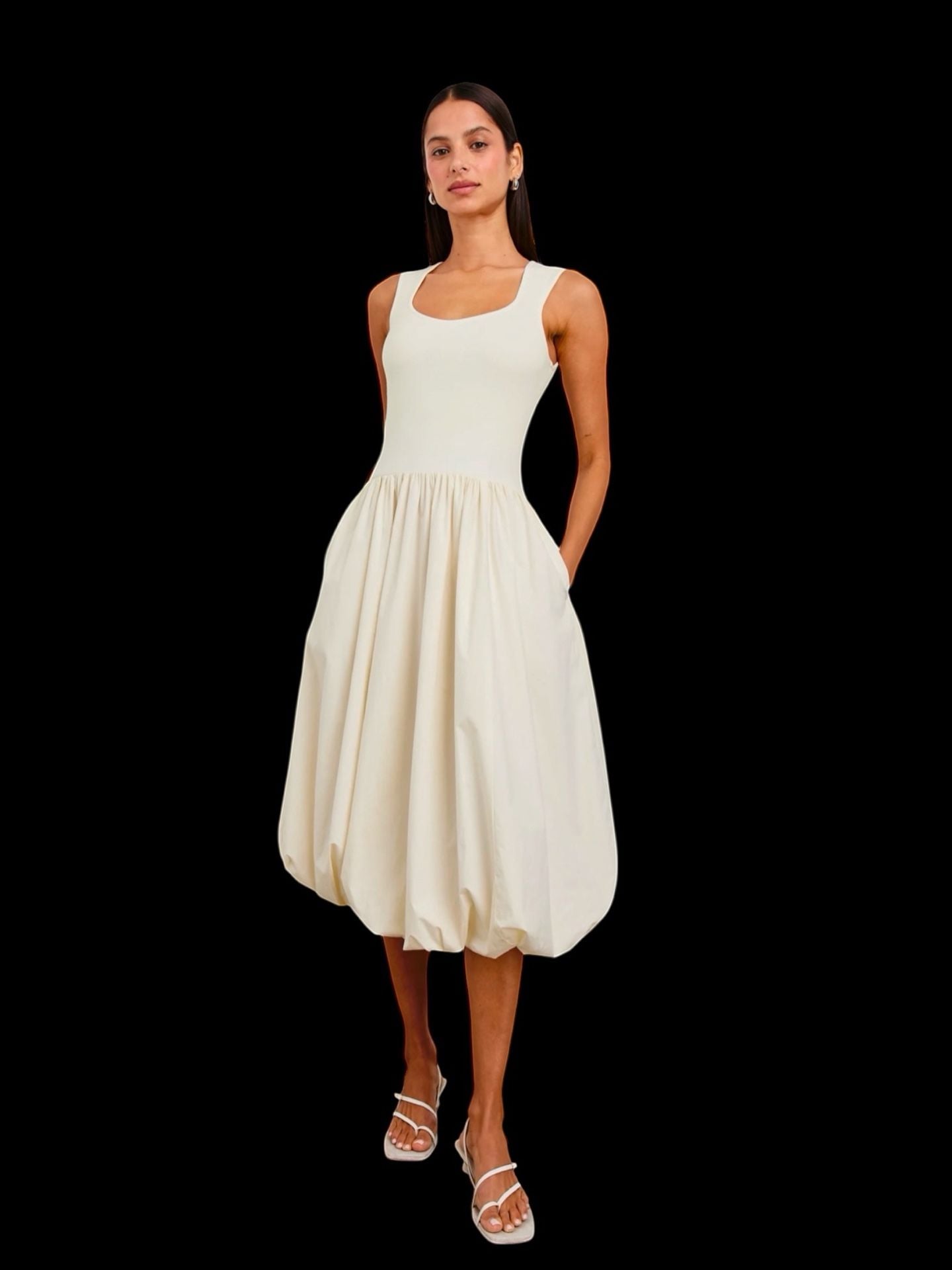 Rails Women's Rosalind Dress, Ivory, 2