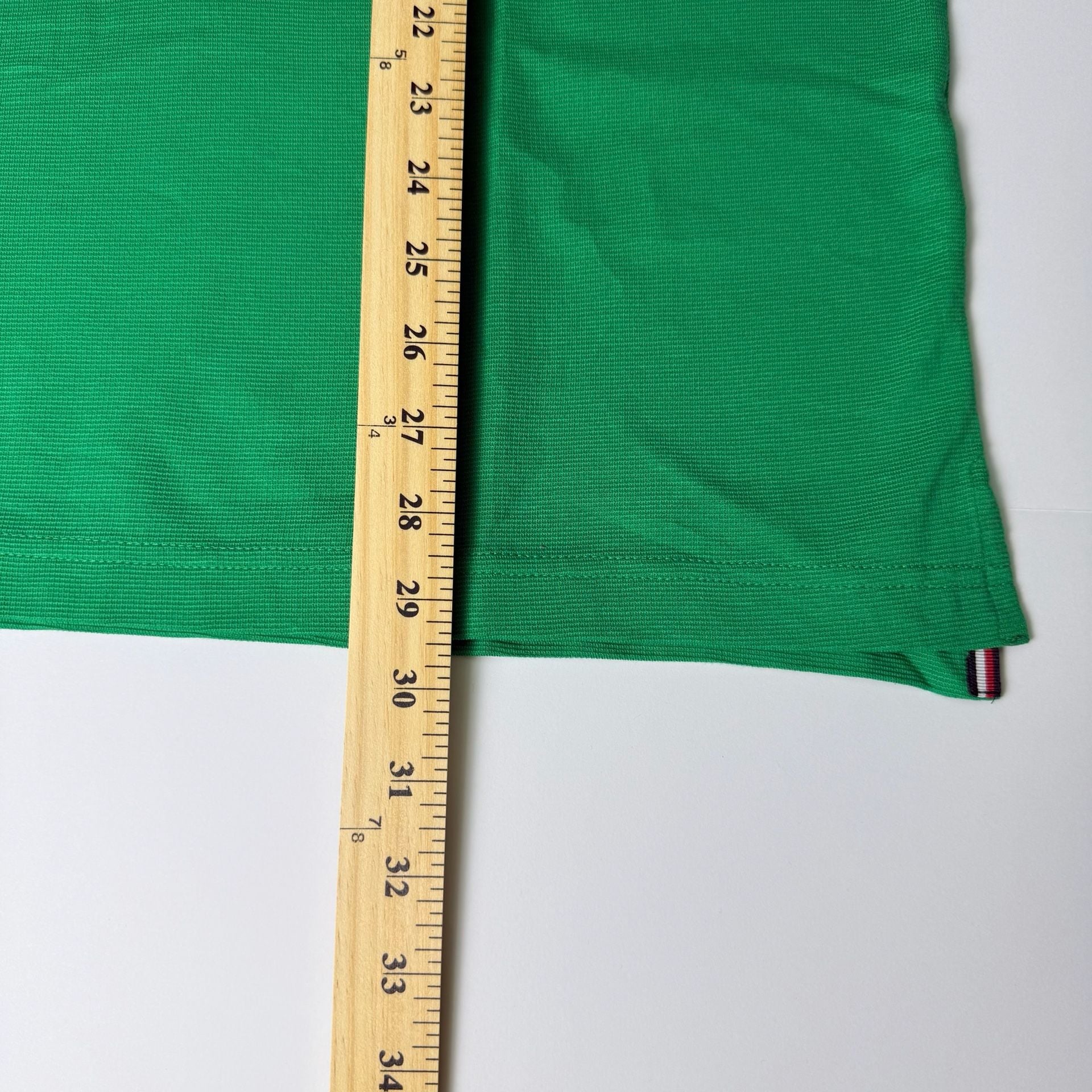 Tommy Hilfiger Men's Green Striped Logo Polo Shirt Size XXL 6