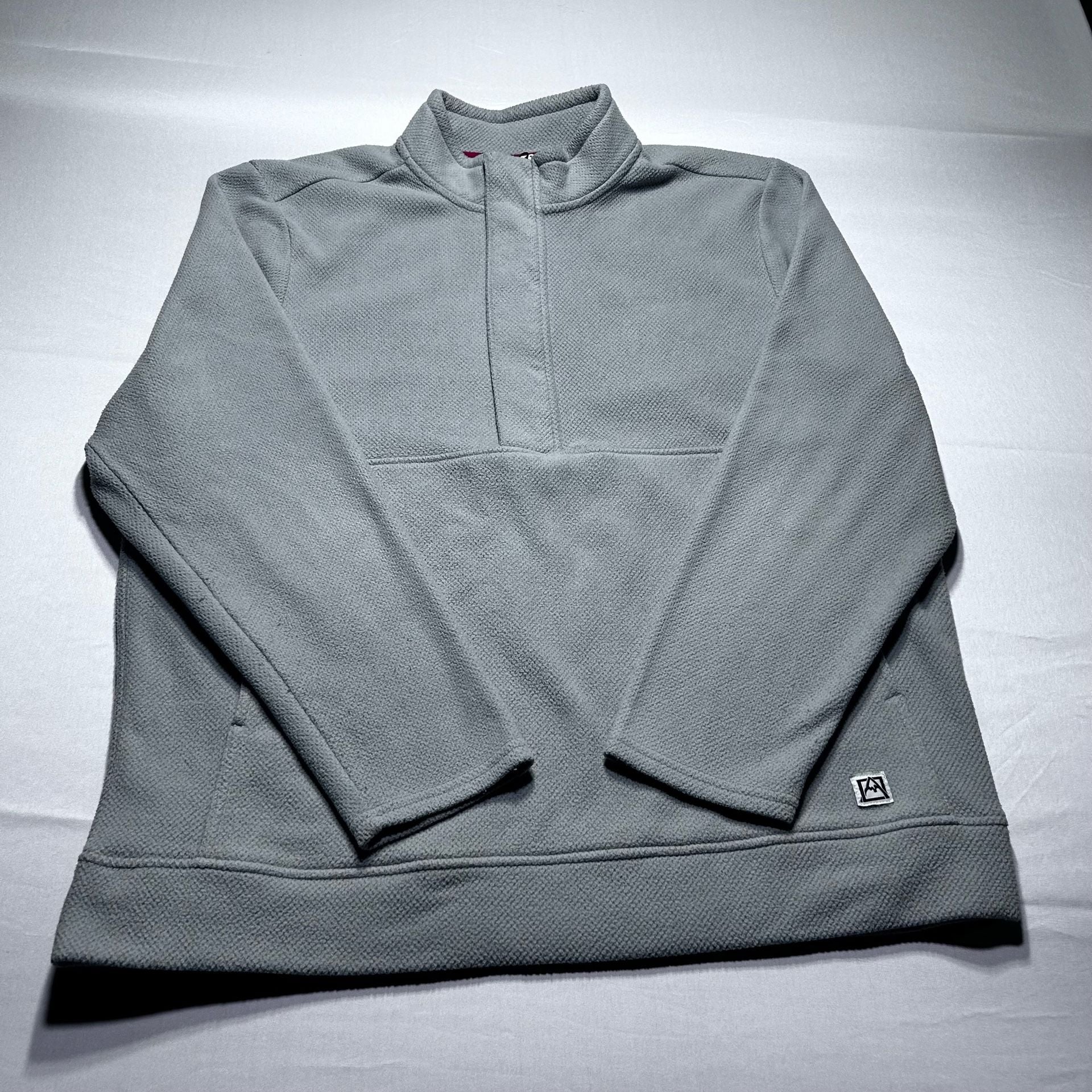 Avalanche Outdoor Supply Co. Gray Snap-Front Fleece Pullover Size XL 2