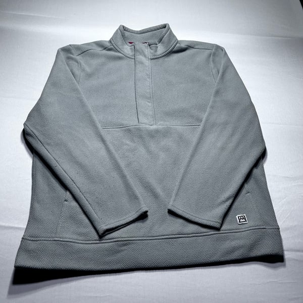 Avalanche Outdoor Supply Co. Gray Snap-Front Fleece Pullover Size XL