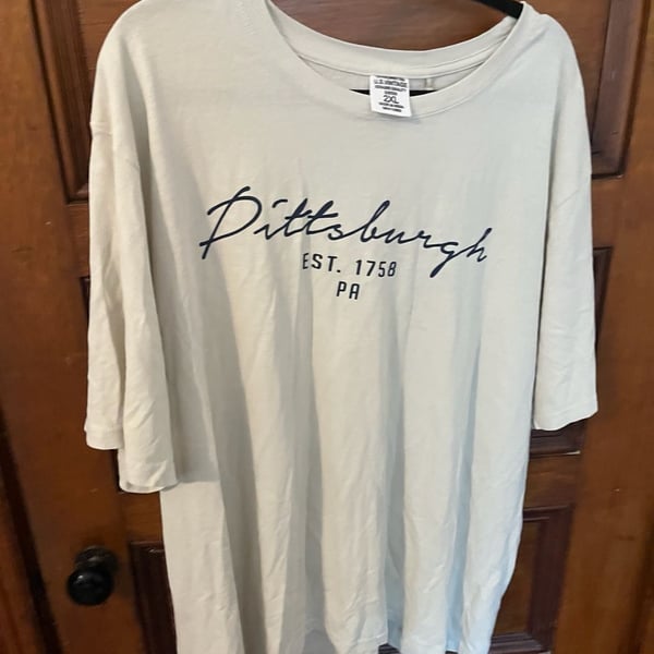 U.S. Vintage Pittsburgh Est. 1758 PA Graphic T-Shirt 2XL