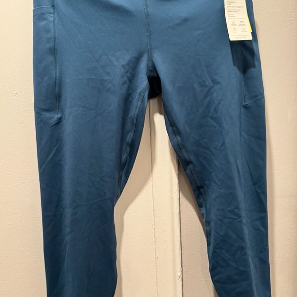 All in Motion Dynamic Flex Pocketed Leggings XXL High Rise 7/8 Length