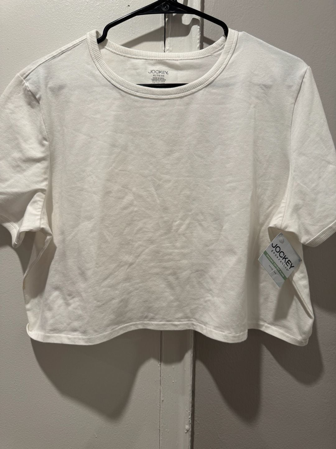 Jockey Generation Organic Cotton Blend Crop Tee Size XL 2