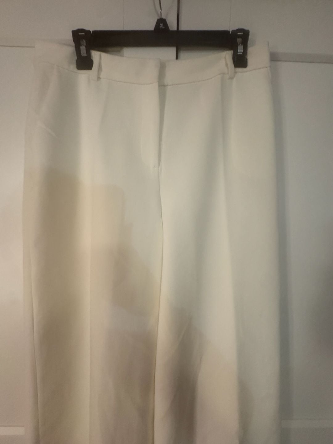 L'AGENCE White Wide Leg Trousers Size 8 3