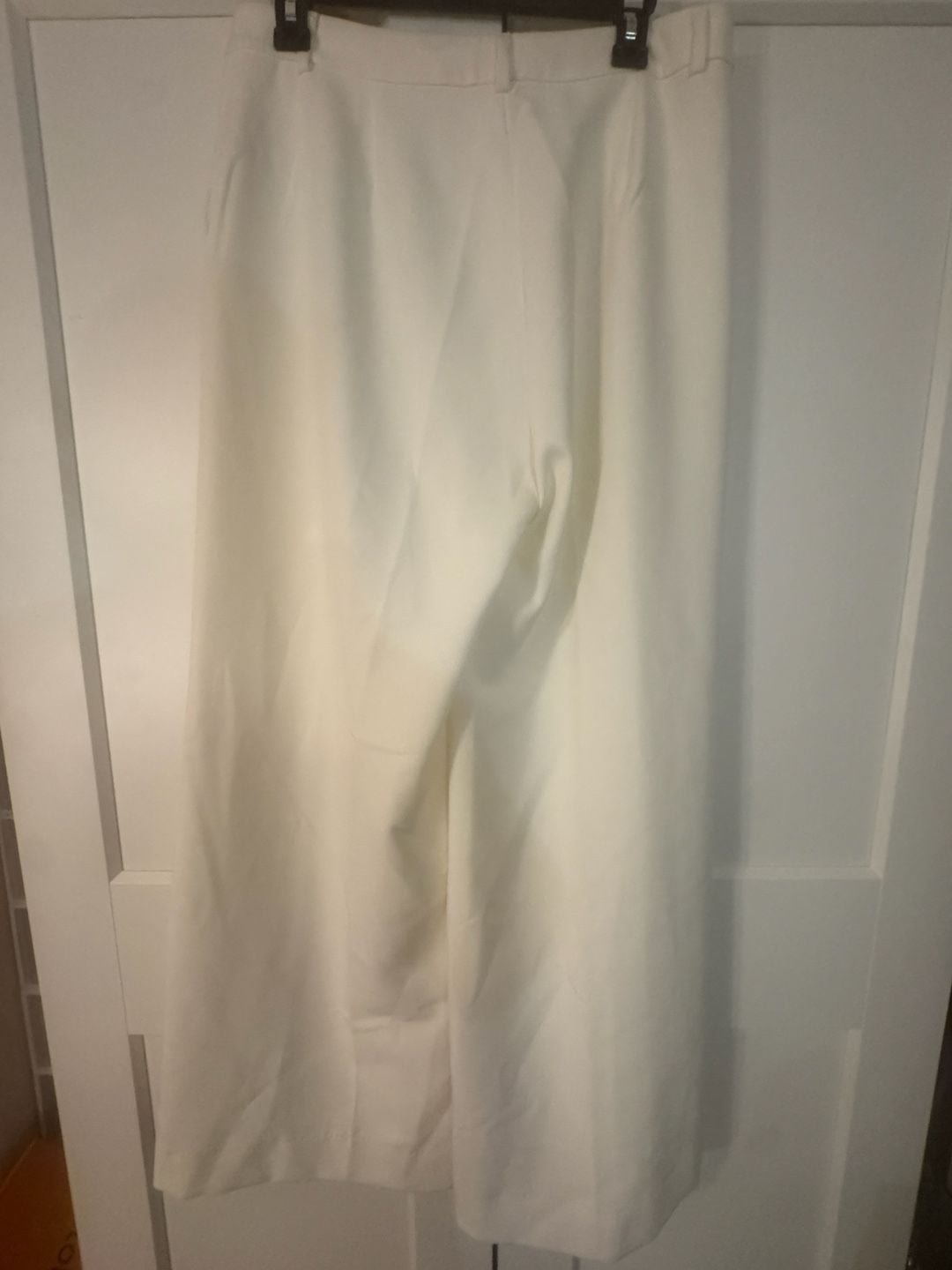 L'AGENCE White Wide Leg Trousers Size 8 4