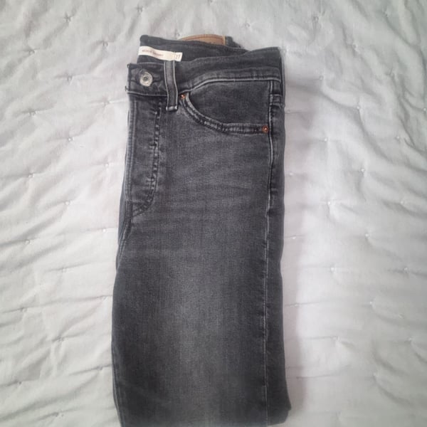 Levi's Wedgie Skinny Jeans Size 27 Black