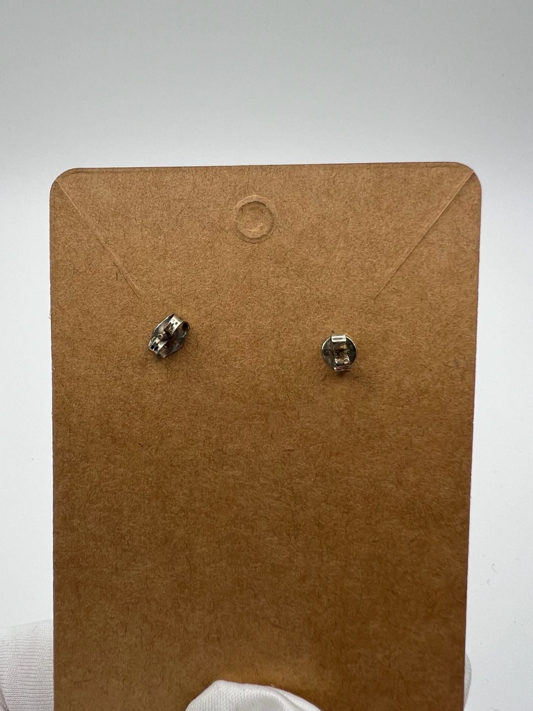 Vintage Gold Tone Rhinestone Cluster Stud Earrings 11