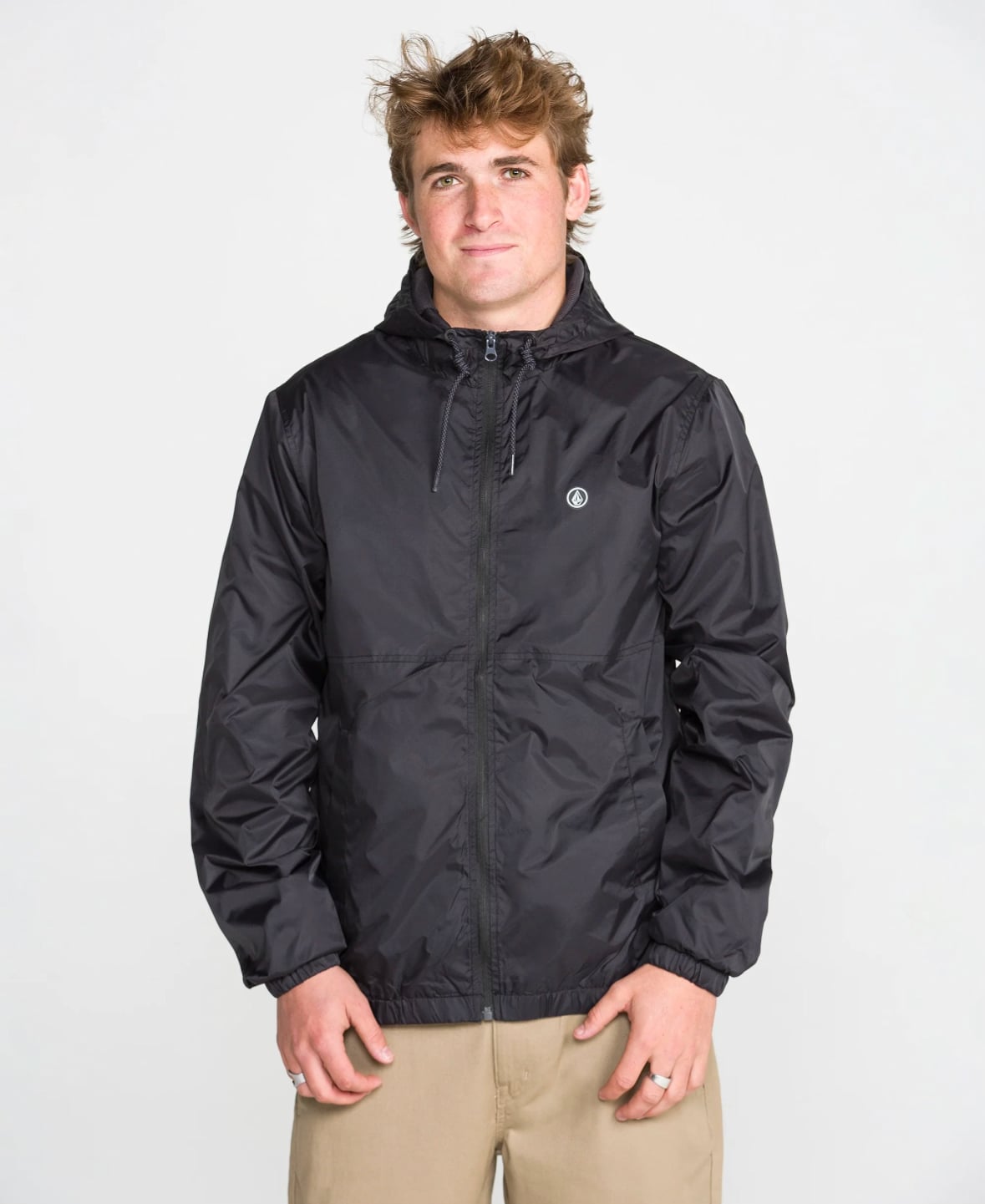 Volcom - Ermont Water Resistant Jacket - Black with Charcoal liner - XL 6