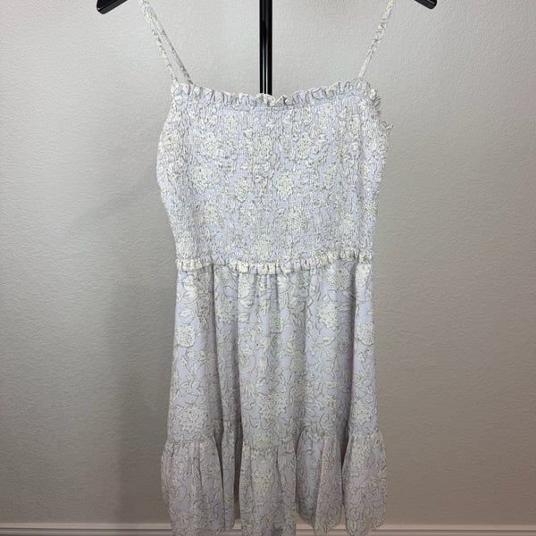 Wilfred Floral Smocked Mini Dress Size S