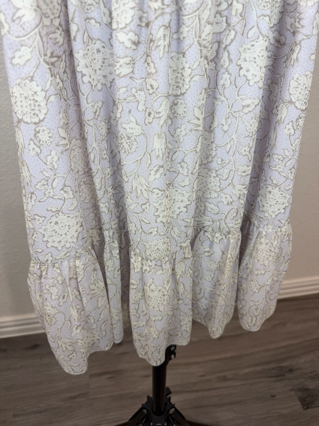 Wilfred Floral Smocked Mini Dress Size S 5