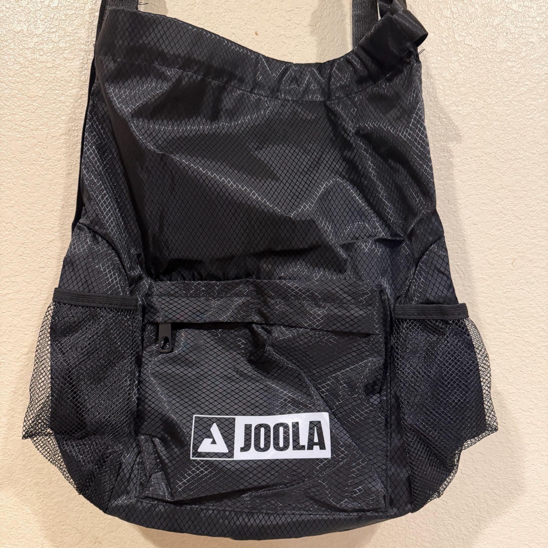 JOOLA Black Ripstop Drawstring Sport Backpack 3