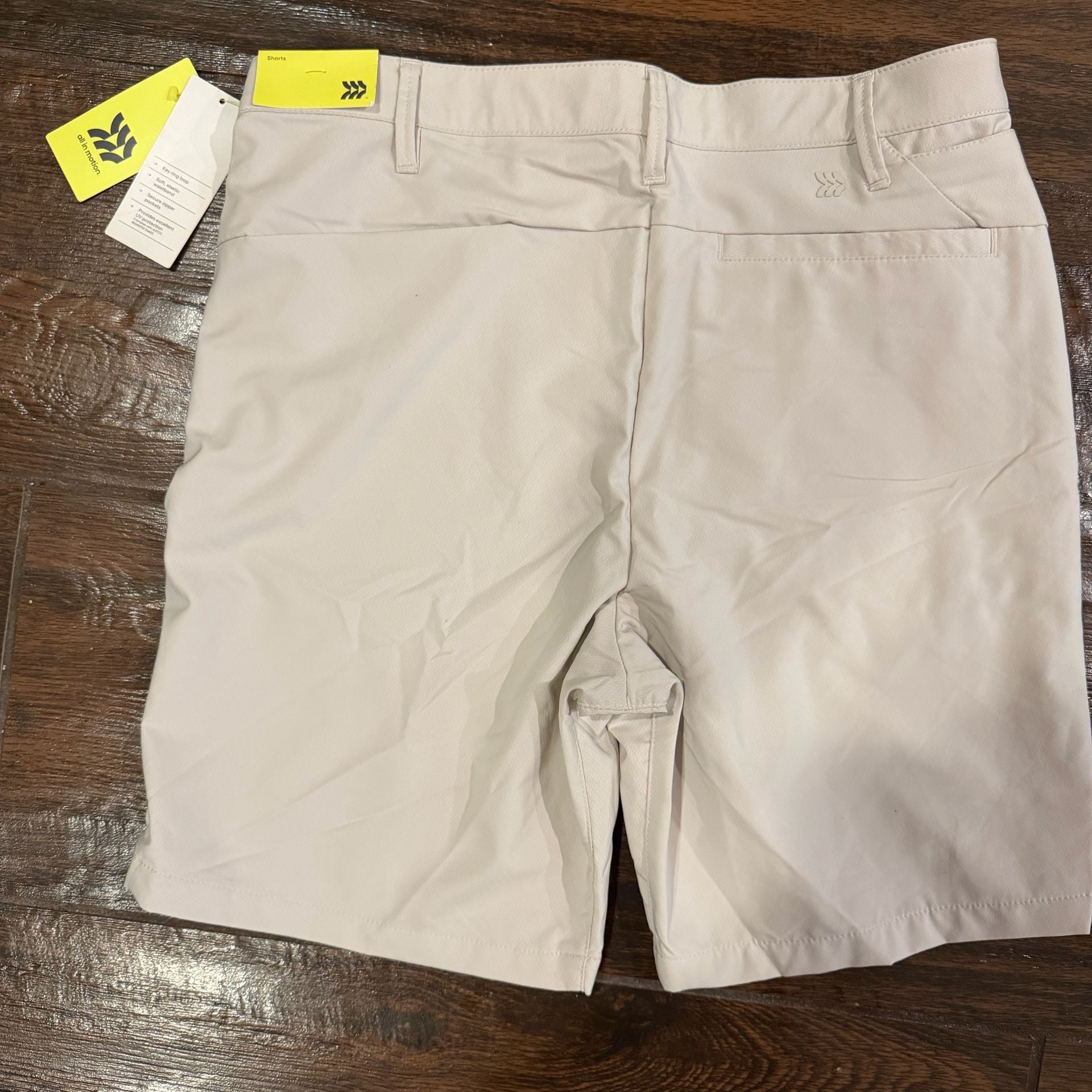 All in Motion Men's Travel Shorts Size 32 Light Grey 6