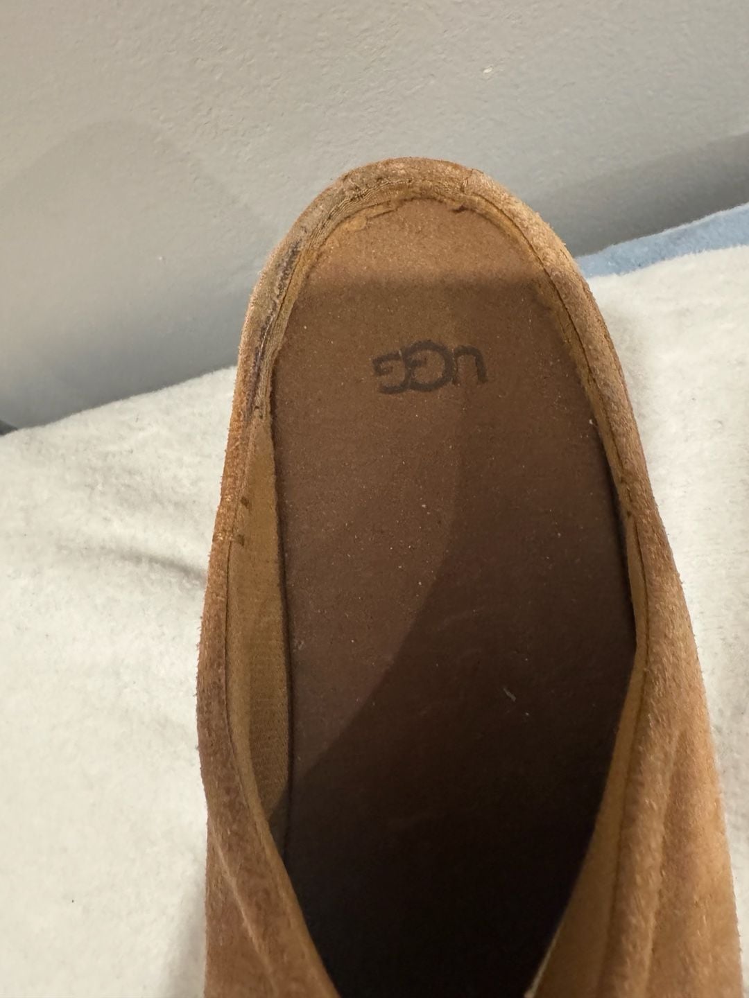 UGG Tasman Suede Slippers Chestnut Size 8 2