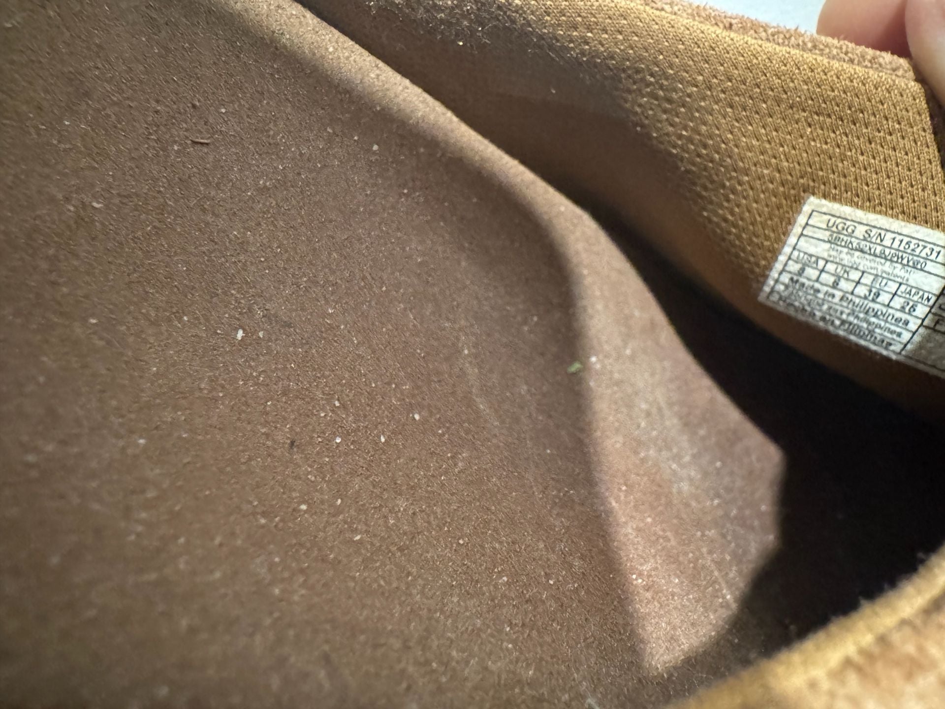 UGG Tasman Suede Slippers Chestnut Size 8 3