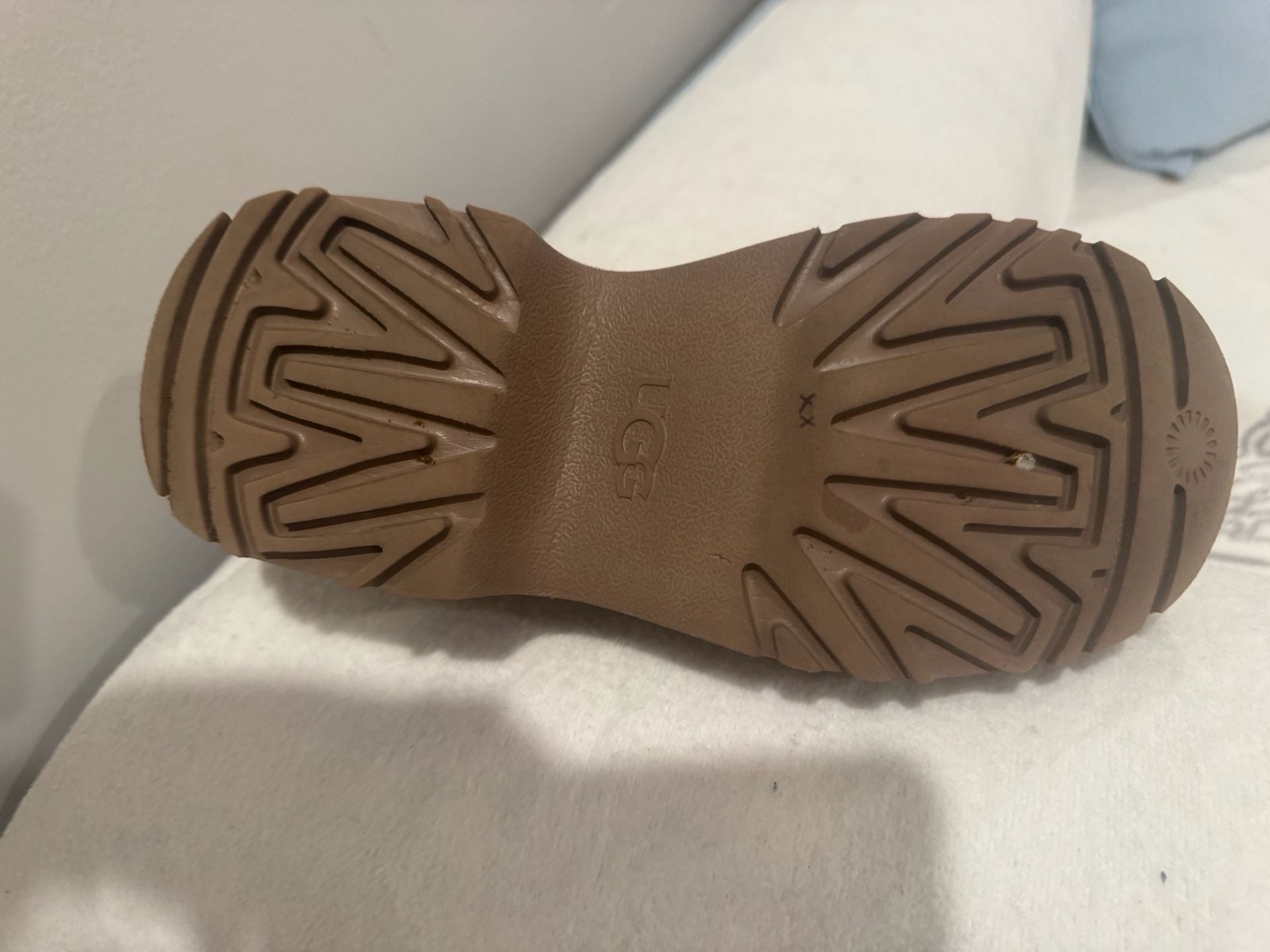 UGG Tasman Suede Slippers Chestnut Size 8 4