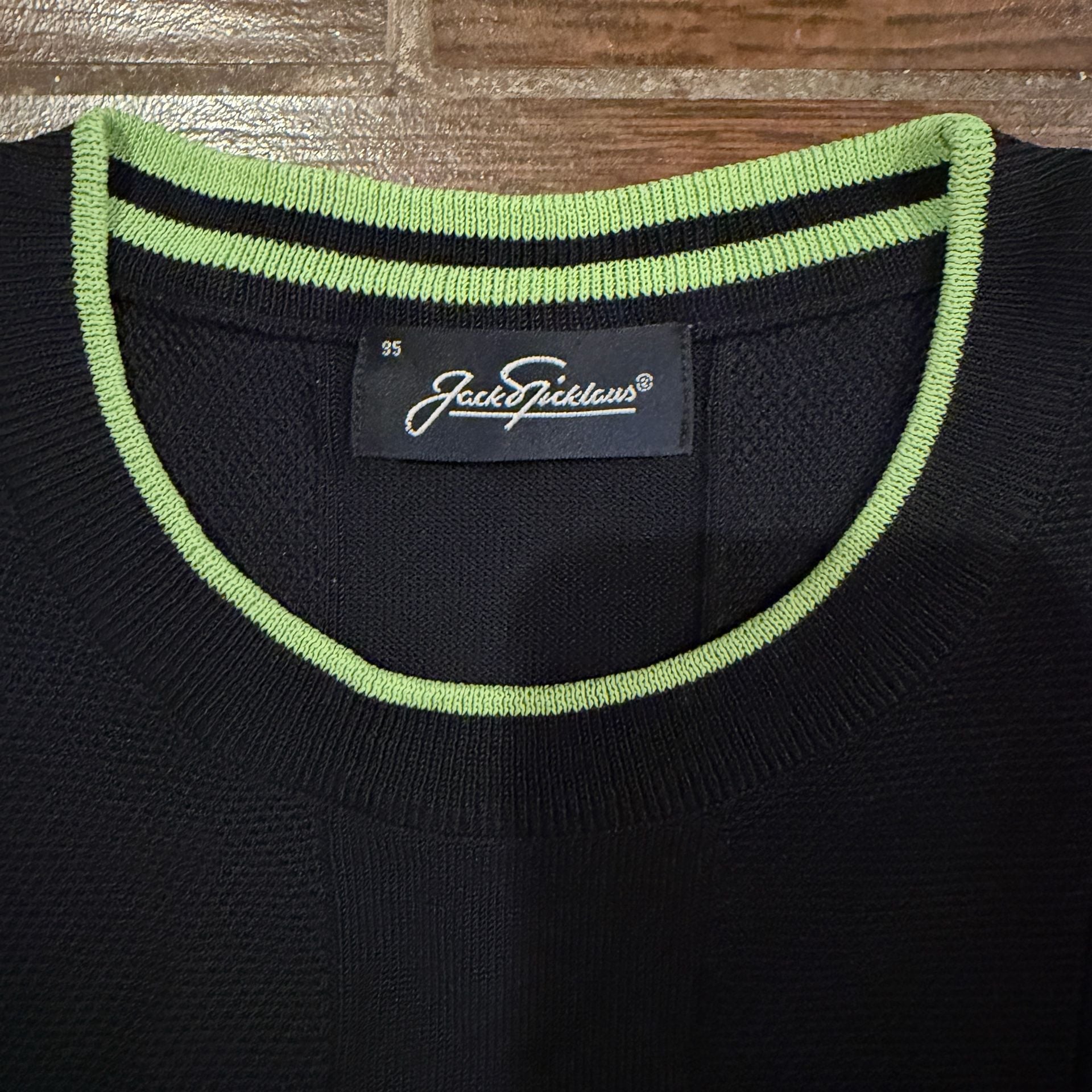 Jack Nicklaus Short Sleeve Knit Sweater Size Medium 4