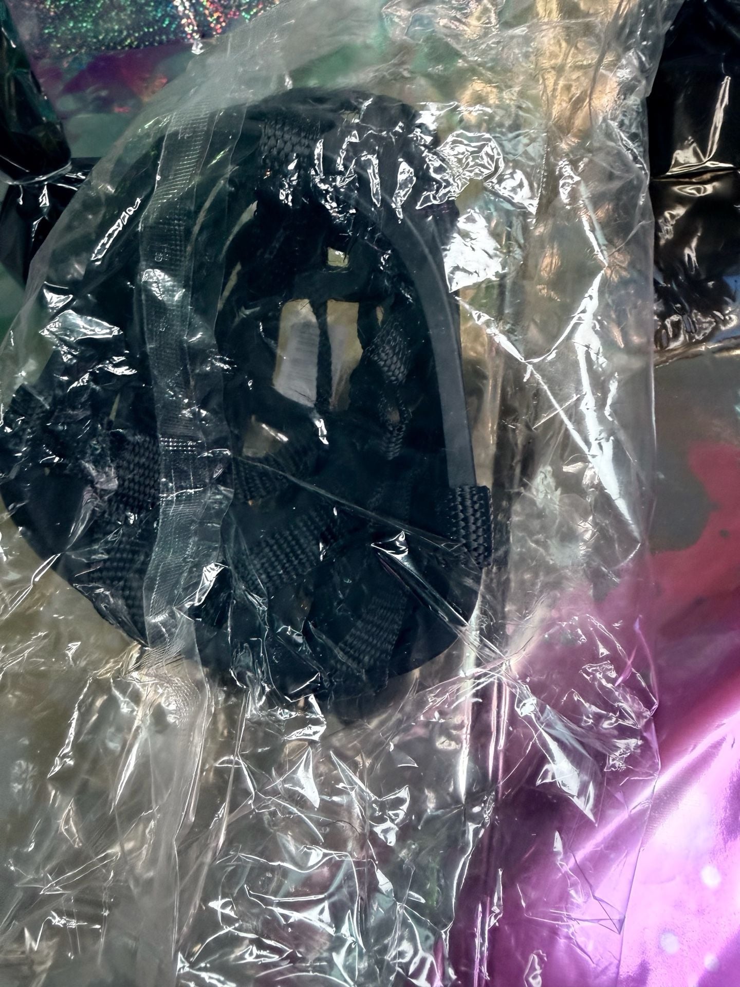 Black Silicone Basket Dog Muzzle 4