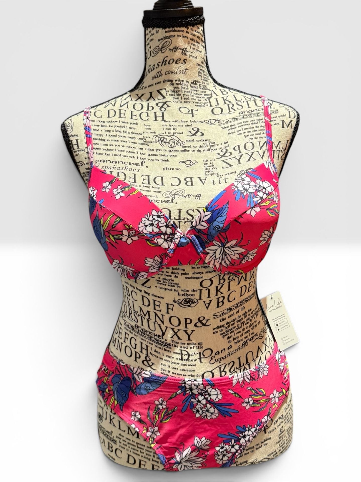 NWT Cupshe Tropical Floral Bikini Set โ Size Medium 1