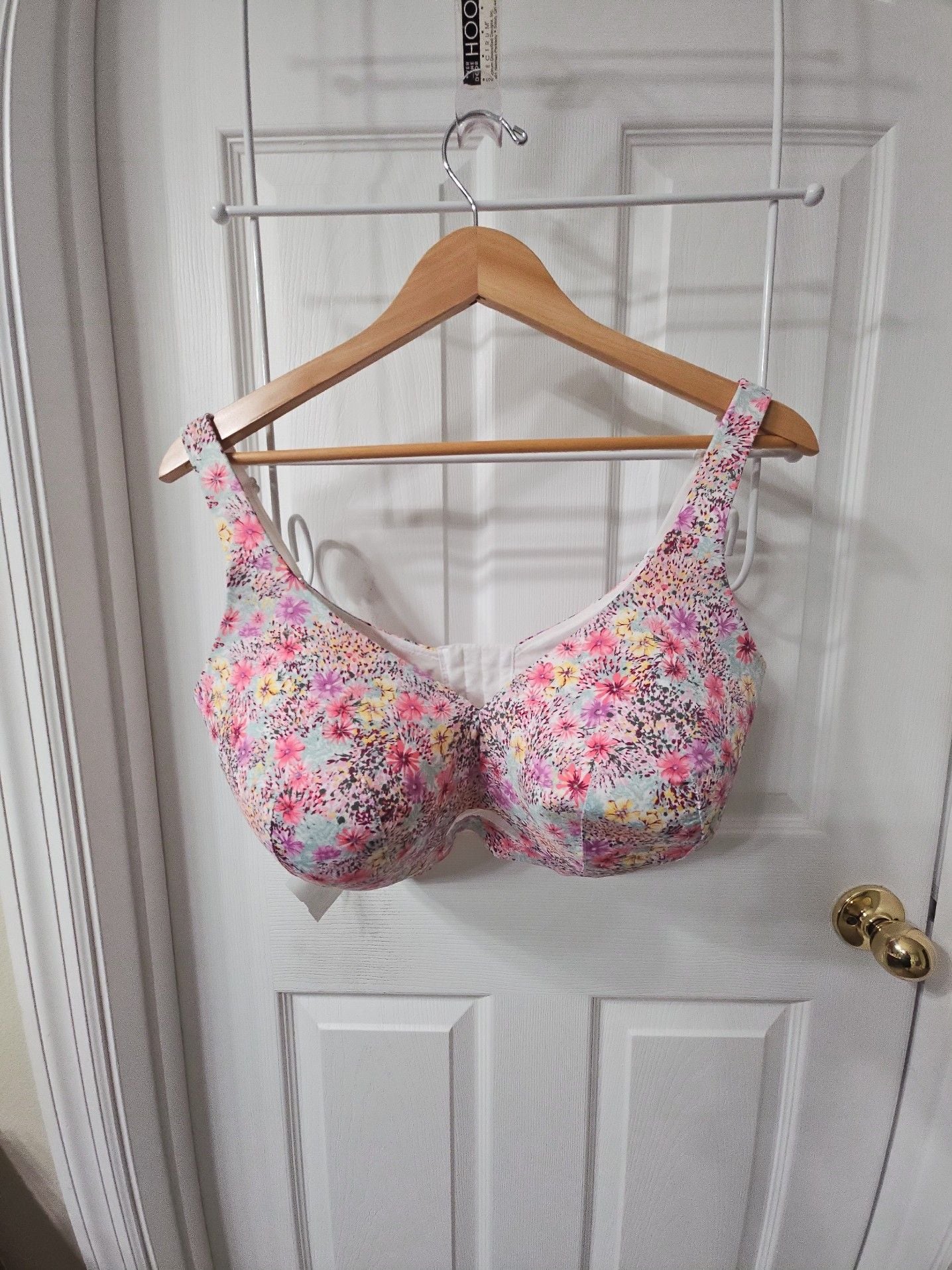 Cacique Floral Print Bra Size 42H 1