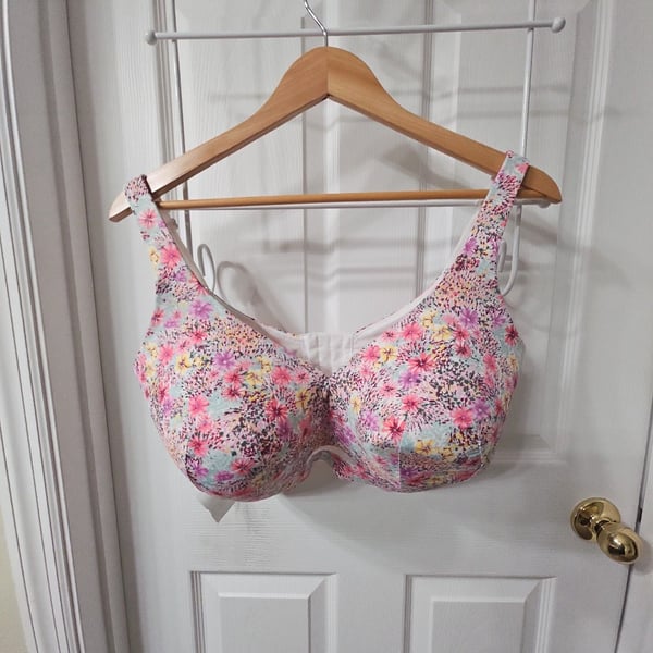 Cacique Floral Print Bra Size 42H