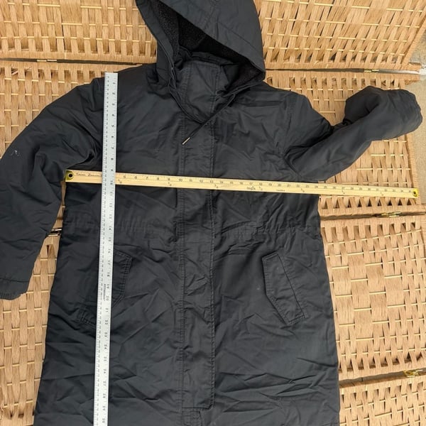 Universal Thread Black Water Repellent Hooded Parka