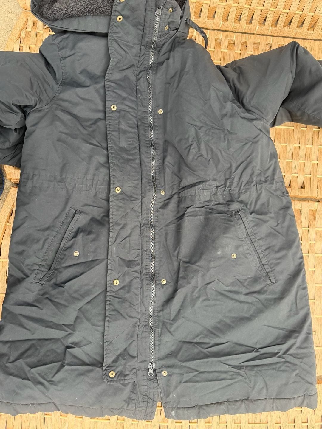Universal Thread Black Water Repellent Hooded Parka 13