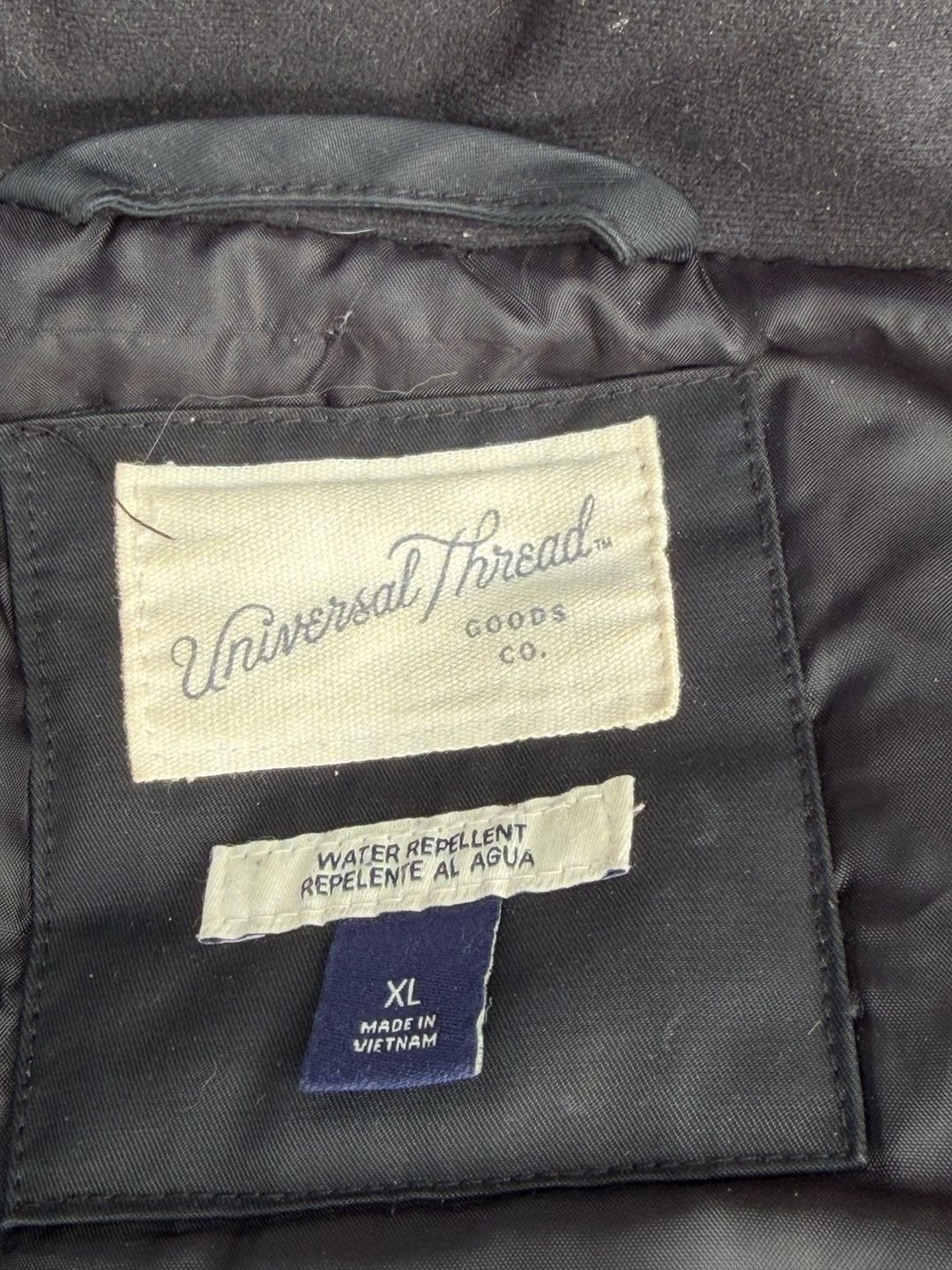 Universal Thread Black Water Repellent Hooded Parka 18