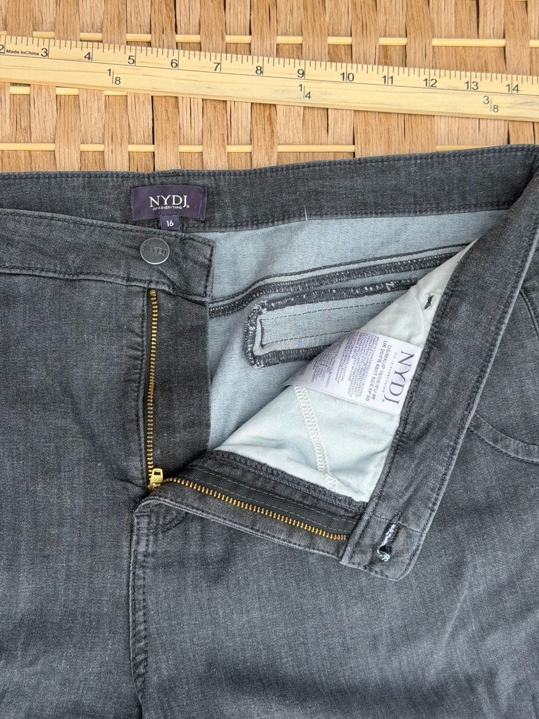 NYDJ Giles Tapered Jeans Size 16 8