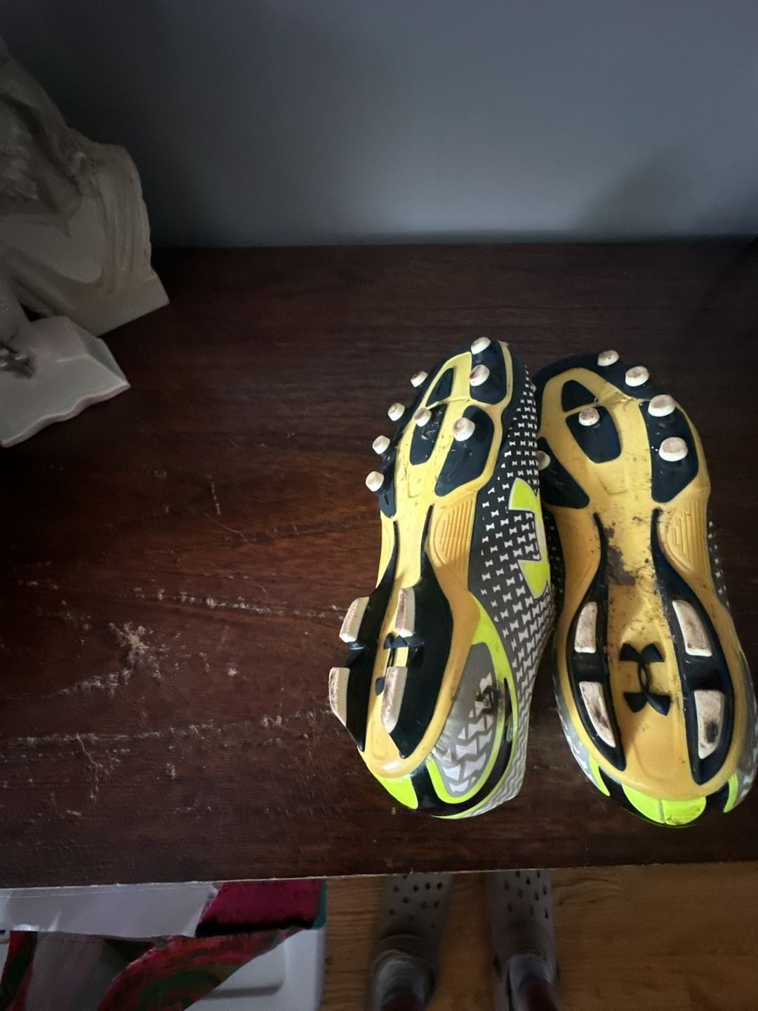 Under Armour ClutchFit Soccer Cleats Black Neon Yellow 4