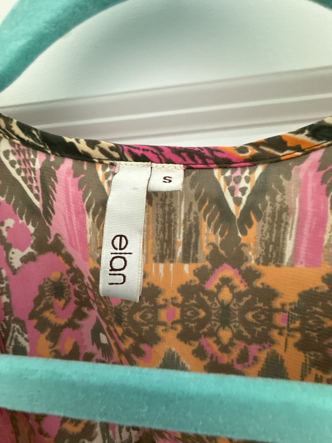 Elan Women's Size S Printed Wrap Romper 3