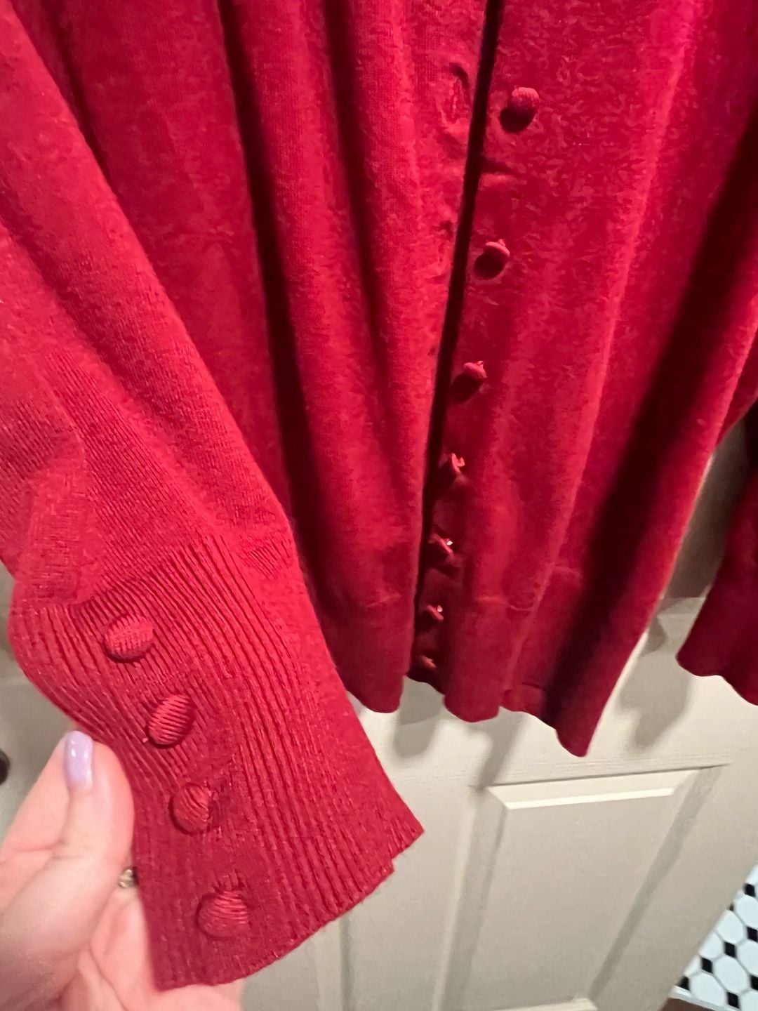 Philosophy Republic Clothing Crimson Button-Front Cardigan Sweater XXL 3