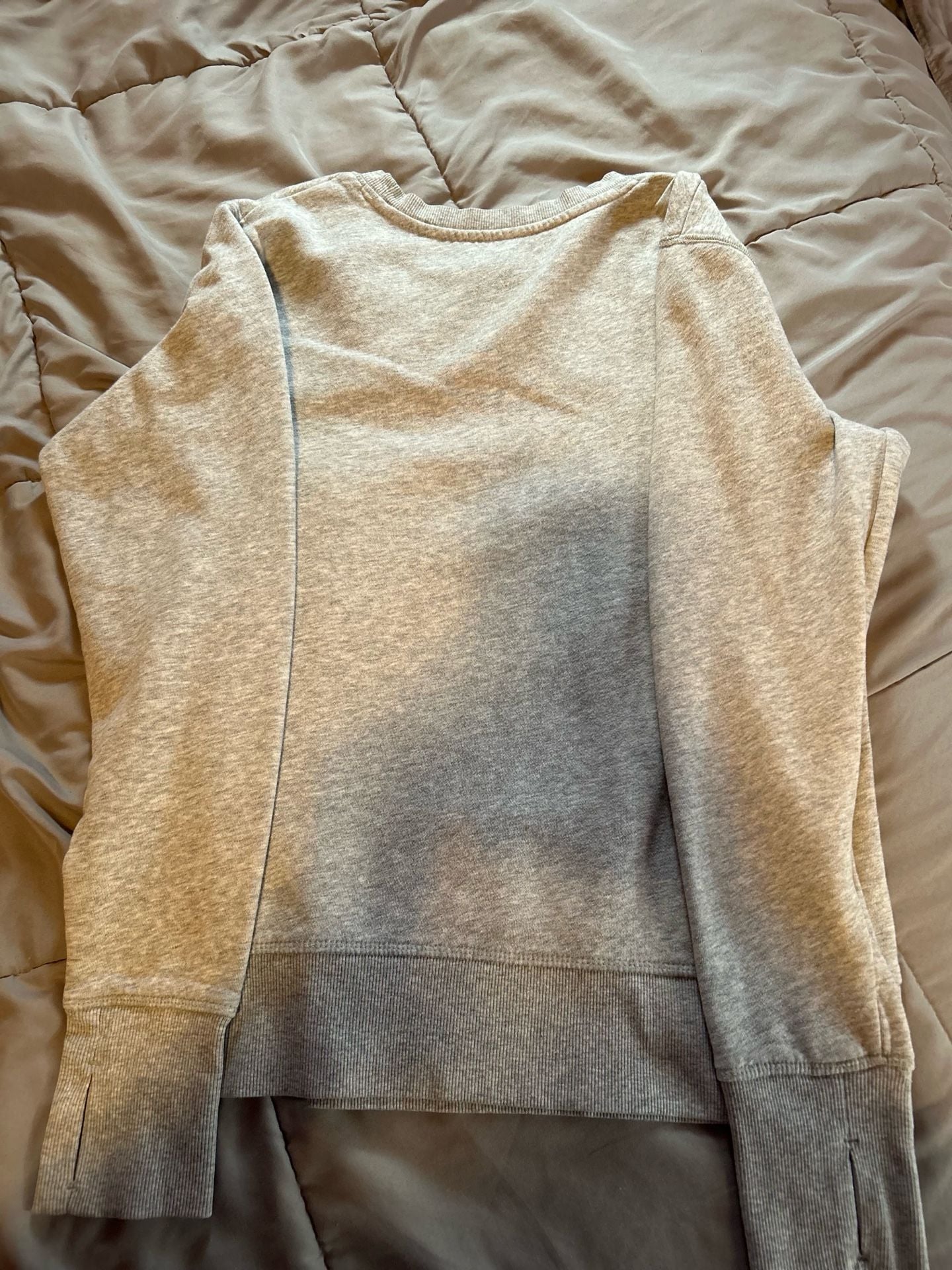 Tek Gear Ultrasoft Fleece Crewneck Sweatshirt Gray Size M 3