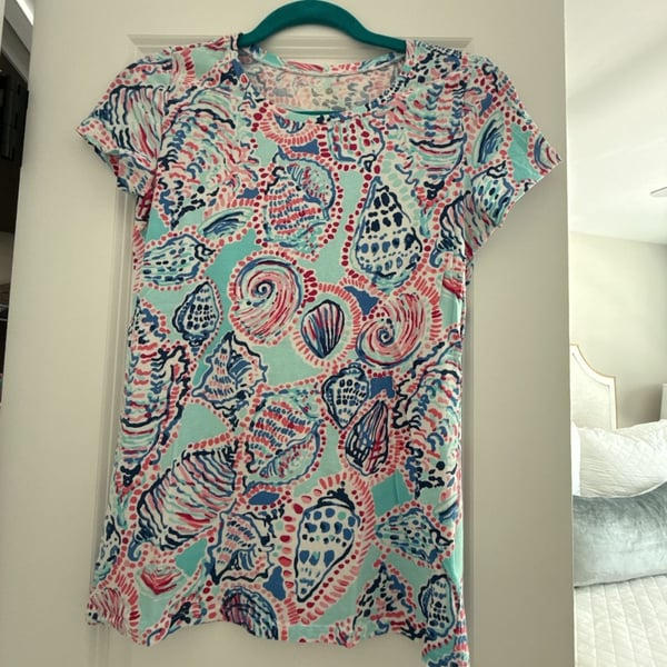 Lilly Pulitzer Seashell Print T-Shirt XS