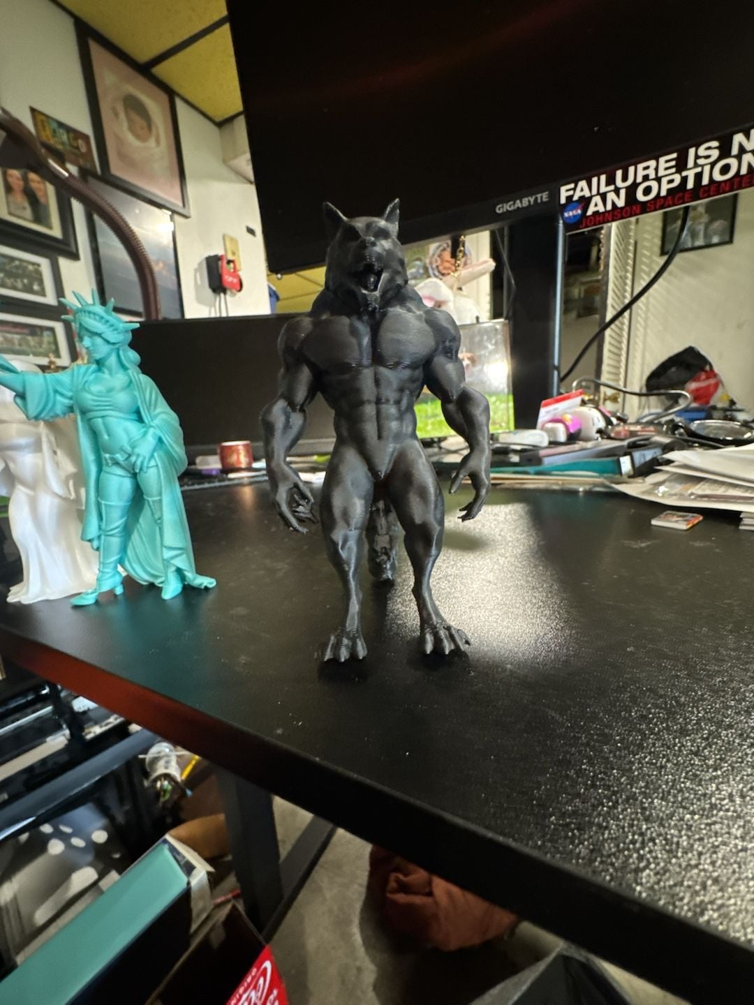 4 Figures Werewolf, sexy ghost, Devil, hot Statue of Liberty, Lycan, busty, shorts, luicfer, satan, iblis, beelzebub 2