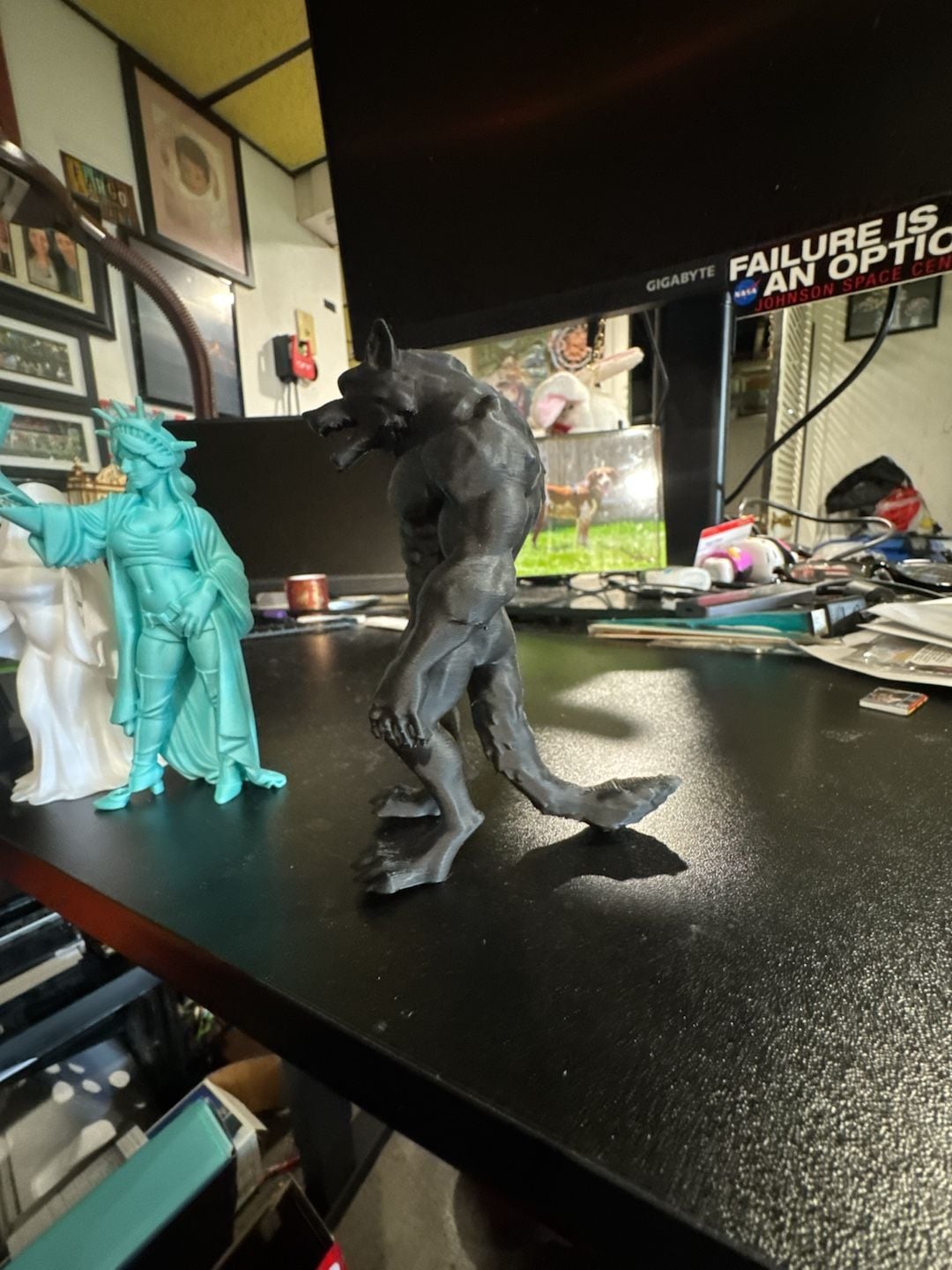 4 Figures Werewolf, sexy ghost, Devil, hot Statue of Liberty, Lycan, busty, shorts, luicfer, satan, iblis, beelzebub 3