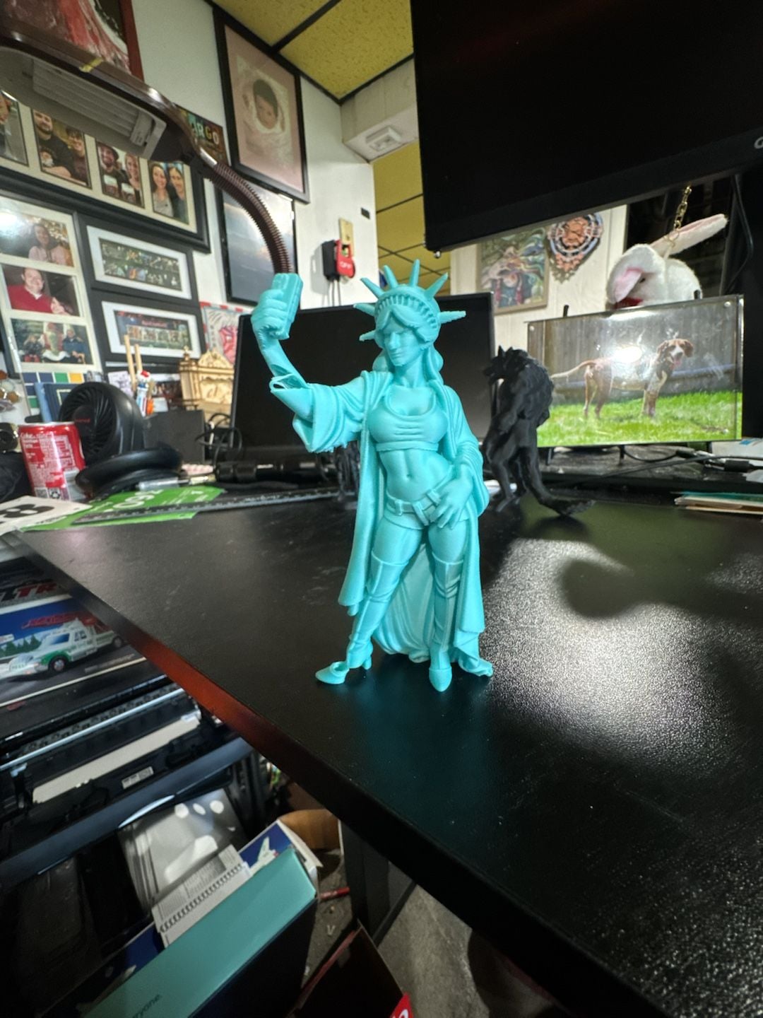 4 Figures Werewolf, sexy ghost, Devil, hot Statue of Liberty, Lycan, busty, shorts, luicfer, satan, iblis, beelzebub 10