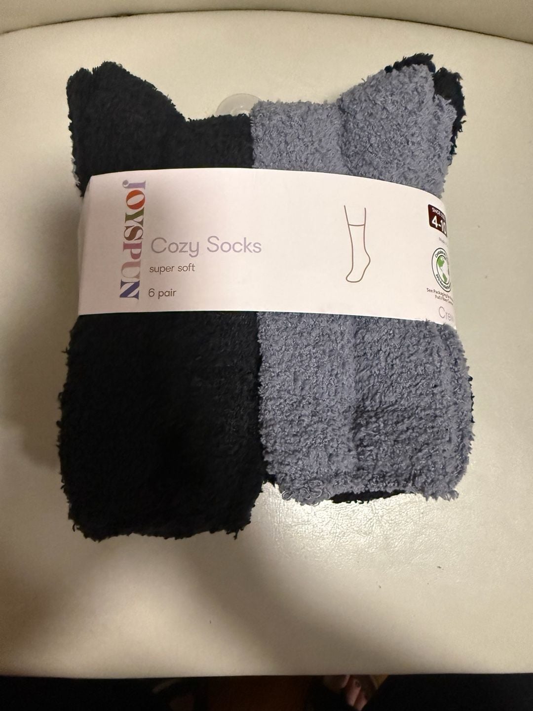Joyspun Super Soft Cozy Socks 6 Pair Pack 1