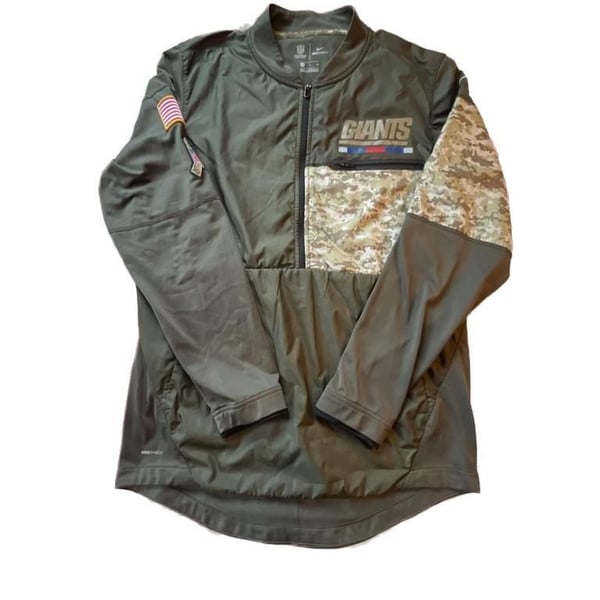 Nike New York Giants Salute to Service Shield Quarter Zip Jacket Size S