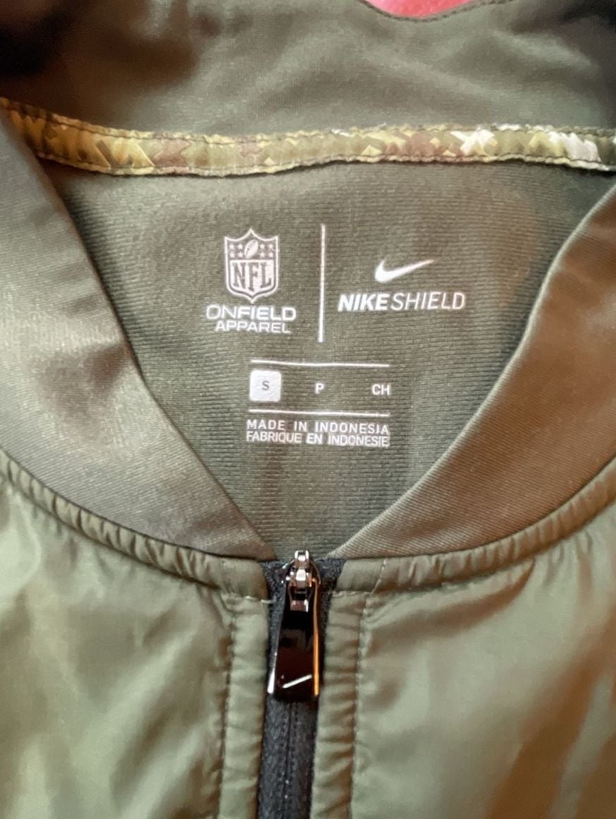 Nike New York Giants Salute to Service Shield Quarter Zip Jacket Size S 3