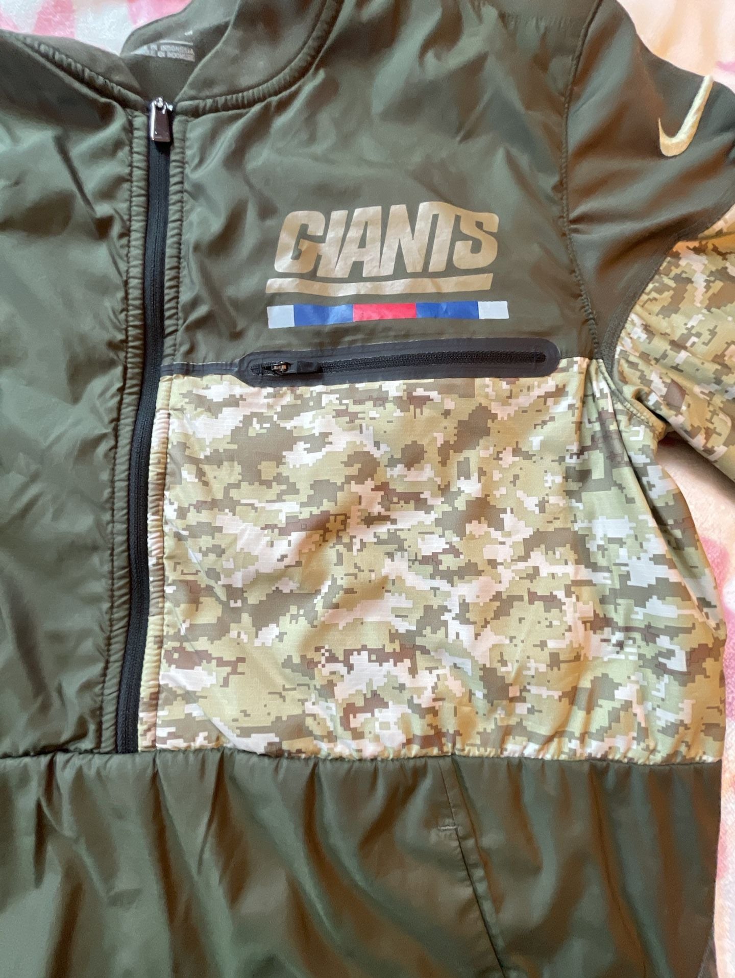 Nike New York Giants Salute to Service Shield Quarter Zip Jacket Size S 5