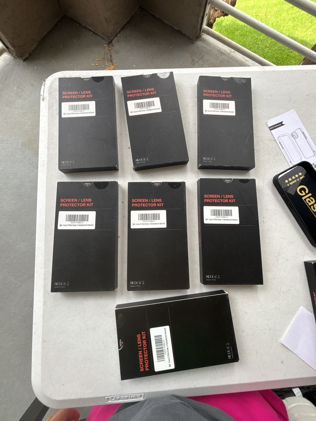 iPhone 15 Pro Vaucas-Cl Screen/Lens Protector Kit (Lot of 5) 5