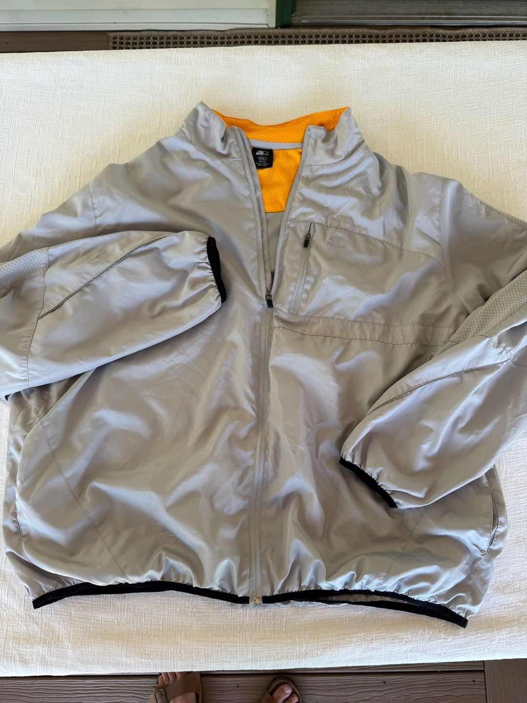 Starter Men's Full Zip Lightweight Windbreaker Jacket Size 2XL 2